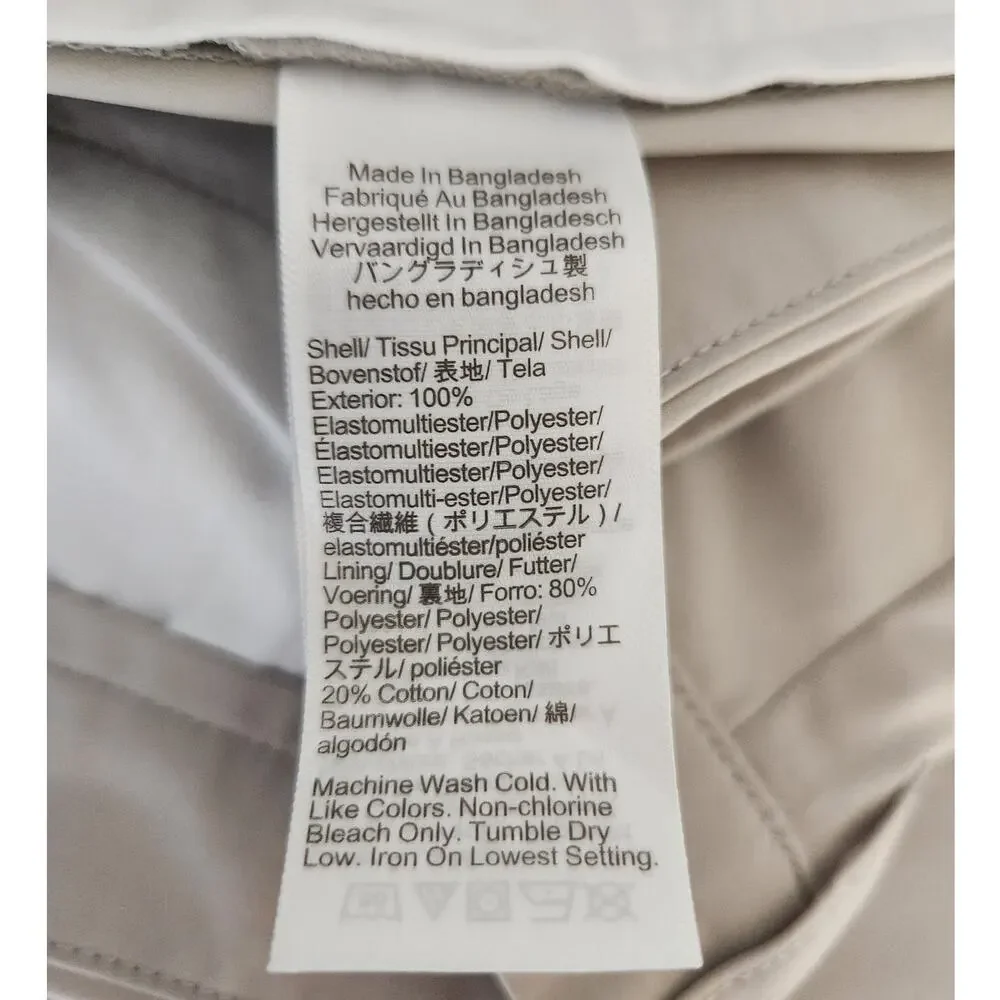 NWOT J. Crew Straight-Fit Tech Chino Pant Harvest Flax 34/30